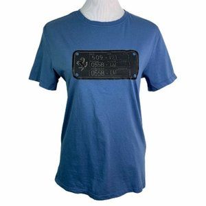 Ferrari 3D Front Graphic Crew Neck Top T Shirt ®